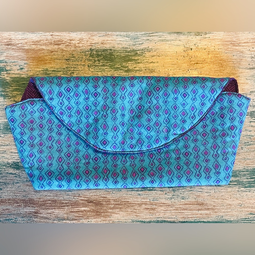 Handmade Clutch/Purse/Cosmetic/Jewelry Bag